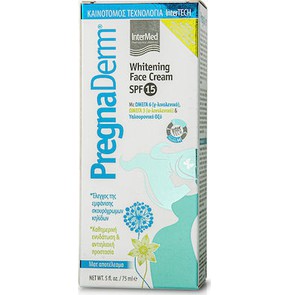 PregnaDerm Whitening Face Cream SPF15 Κρέμα Προσώπ