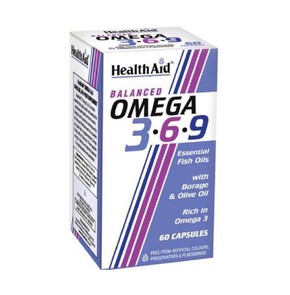 Health Aid Vegan Omega 3/6/9, 60 Caps
