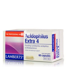 Lamberts ACIDOPHILUS Extra 4 - Προβιοτικά, 60caps (8417-60)