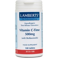 Lamberts Vitamin C-Time 500mg 100 Ταμπλέτες
