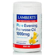 Lamberts PURE EVENING PRIMROSE OIL (Ω6) 1000 mg, 90 caps (8501-90)