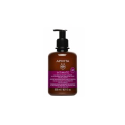 Apivita Intimate Lady Daily Gentle Creamy Cleanser Cleansing Gel For Sensitive Area With Aloe & Propolis 300ml