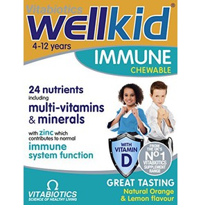 Vitabiotics Wellkid Immune, 30 chew tabs