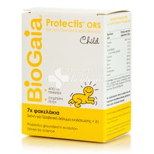 BioGaia Protectis ORS Child (Ουδέτερη Γεύση) - Πόσιμο Προβιοτικό Διάλυμα Ενυδάτωσης, 7 Φακελάκια