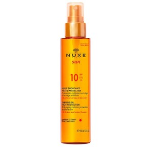 NUXE Sun tanning oil for face & body Spf10 150ml 