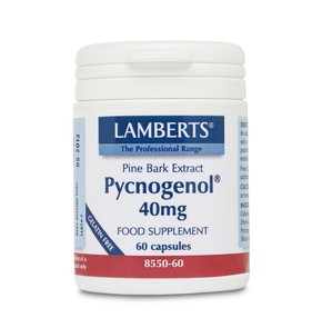 Lamberts Pycnogenol 40mg Συμπλήρωμα με Ισχυρή Αντι