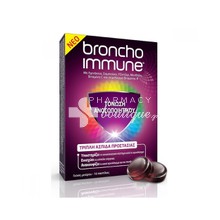 Omega Pharma Bronchoimmune - Ανοσοποιητικό (Γεύση Μούρου), 16 παστίλιες
