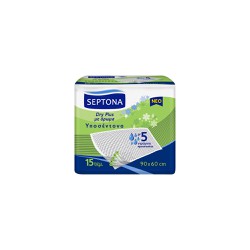 Septona Dry Plus Scented Bed Sheets 90x60cm 15 pieces