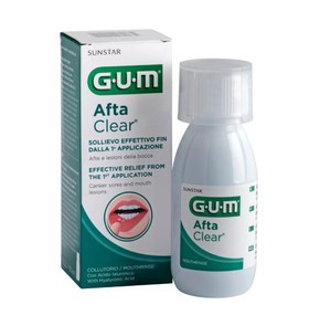 Gum Afta Clear Mouth Wash, 120ml