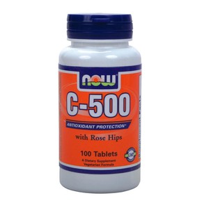 Now Foods Vitamin C-500 with Rose Hips (100 Ταμπλέ