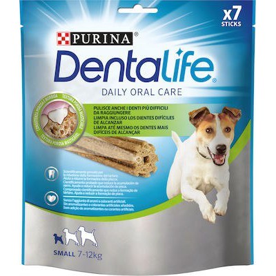 PURINA DentaLife Small Συμπληρωματική Τροφή Για Ενήλικους Σκύλους Βάρους 07-12kg 7 Sticks