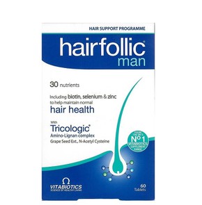 Vitabiotics Wellman Hairfollic Man, 60Tabs