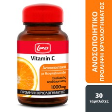 Lanes Vitamin C 1000 mg Συμπλήρωμα Διατροφής 30 ta
