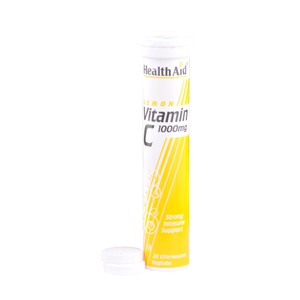 HEALTH AID Vitamin C 1000mg γεύση λεμόνι 20αναβράζ