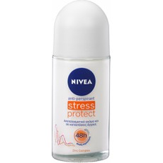 Nivea Stress Protect Roll-On 48h Γυναικείο Αποσμητικό 50ml. Ένα αποσμητικό που με την σύνθεση Stress Protect και Zinc Complex προσφέρει επιπλέον προστασία ακόμα και σε καταστάσεις άγχους
