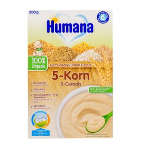 Humana GB 5-cereals Bio 200g