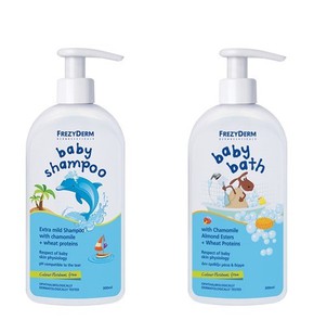 Frezyderm Baby Shampoo 300ml  Baby Bath 300ml