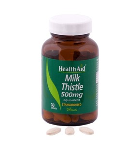 Health Aid Milk Thistle 500mg 30 Tablets