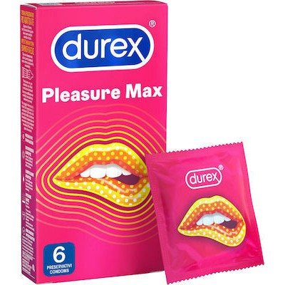 DUREX Προφυλακτικά Pleasuremax x6