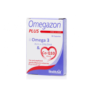 HEALTH AID Omegazon plus Ω3+CoQ10 30caps