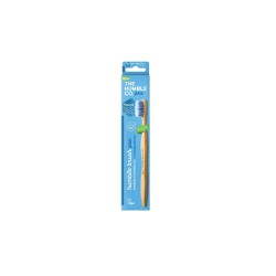 The Humble Co. Pro Line Spiral Adult Toothbrush Soft Blue Οδοντόβουρτσα Ενηλίκων Από Μπαμπού Μπλε 1 τεμάχιο