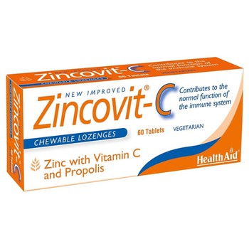 HEALTH AID ZINCOVIT-C 60 TABS