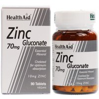 HEALTH AID ZINC GLUCONATE 70MG 90TABL