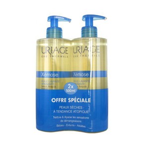 1+1 FREE Uriage Xemose Cleansing Soothing Oilm 2x5