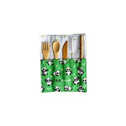 Ola Bamboo Zero Waste Kit For Children Children's Dinner Set 5 pieces