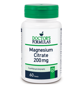 Doctor's Formulas Magnesium Citrate 200mg, 60 Tabs