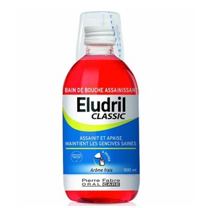 Eludril Classic Antibacterial Mouthwash, 500ml (-5
