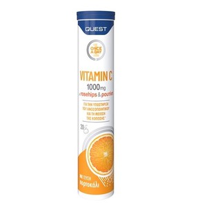 Quest Vitamin C 1000mg, 20 Effervescent Tabs