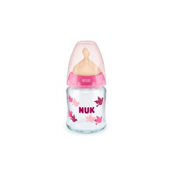 Nuk First Choice Temperature Control Glass Baby Bottle For 0-6m+ With Latex Nipple 120ml