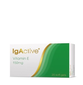 IgActive Vitamin E 150mg, 20 Soft Caps