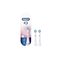 Oral-B IO Gentle Care White Ανταλλακτικές Κεφαλές Για Ηλεκτρική Οδοντόβουρτσα 2 τεμάχια