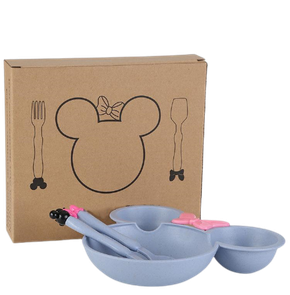 One & Only Baby Minnie Food Set Blue Color, 1 Set