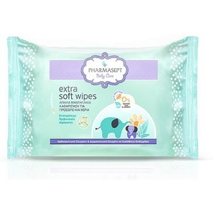 PHARMASEPT Baby care soft wipes - μαντηλάκια καθαρ