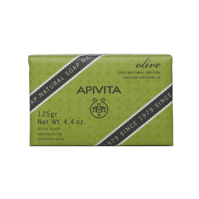 APIVITA Natural Soap Olive Σαπούνι Με Ελιά Για Τις Ξηρές Επιδερμίδες 125g