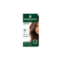 Herbatint Permanent Haircolor Gel 5N Herbal Hair Dye Light Brown 150ml