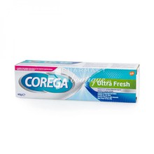 Corega  Ultra Fresh (Denture Fixative Cream) - Στερεωτική Κρέμα Οδοντοστοιχιών, 40gr