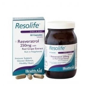 Health Aid Resolife 250mg 60 Tablets