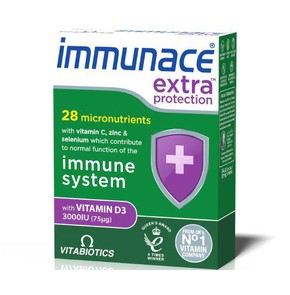 Vitabiotics Immunace Extra Protection, 30Τabs