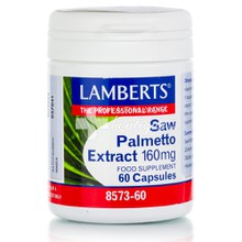 Lamberts Saw Palmetto Extract 160mg - Προστάτης & Γυναικείος καταμήνιος κύκλος, 60caps (8573-60)