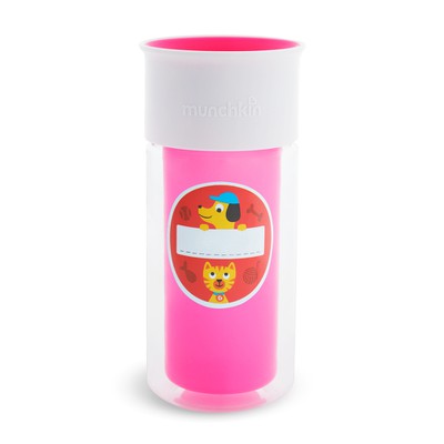 Munchkin Ισοθερμικό Pink Miracle Sippy Cup 266ml μ