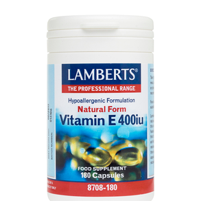 Lamberts Vitamin E 400iu Natural Form, 180 Tablets