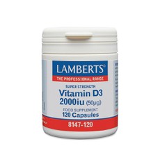 Lamberts Vitamin D3 2000iu Συμπλήρωμα Διατροφής Βι