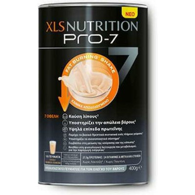 XLS Nutrition Pro-7 Fat Burning Shake Υποκατάστατο Γεύματος Για Τον Έλεγχο Του Βάρους 400g