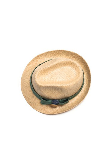 Ψάθινο καπέλο με χειροποίητο στολισμό