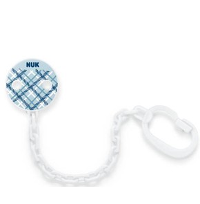 Nuk Snow Pacifier Chain with Clip, 1pc