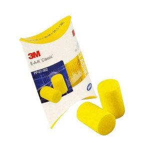3M E-A-R Classic Foam Earplugs in Yellow Color in 